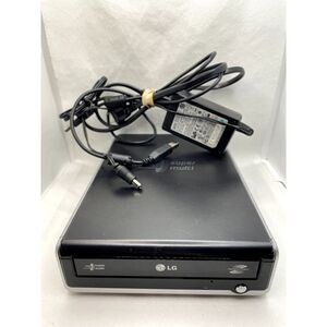 LG GSA-E60L External Super‎ Multi DVD Rewriter w/Power Cable and USB 2.0